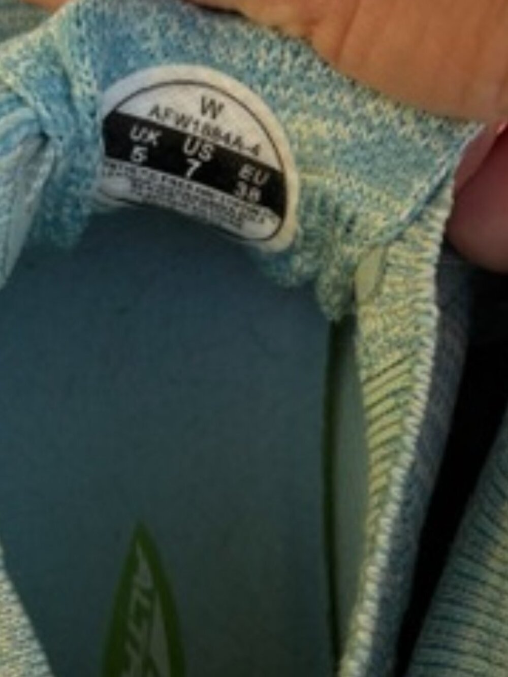 Altra Women's Vail Slip on knit sneakers, size 7, seafoam blue - Picture 7 of 8